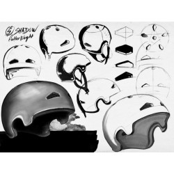 CASQUE SHADOW FEATHERWEIGHT SM/MD NOIR MATE